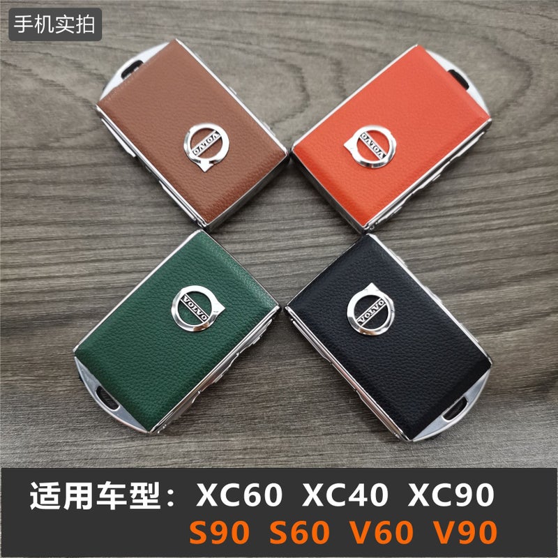 Suitable For Volvo Key Cover Genuine Leather Shell Xc60/S90/S60/Xc40/Xc90 Alloy Modification And Replacement - Image 5